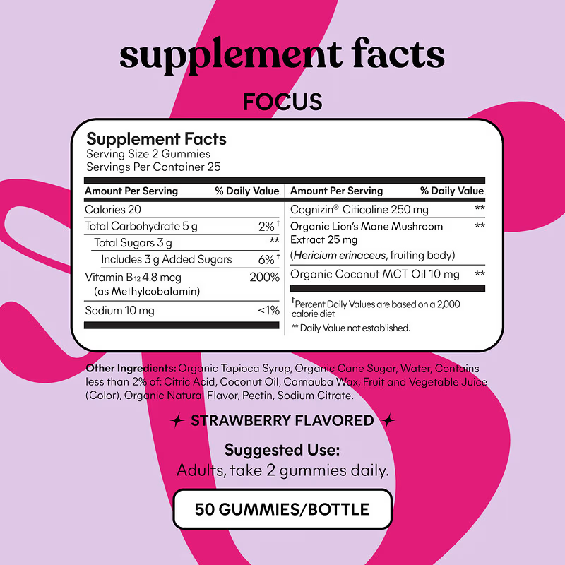 Lemme  Focus Concentration Gummies