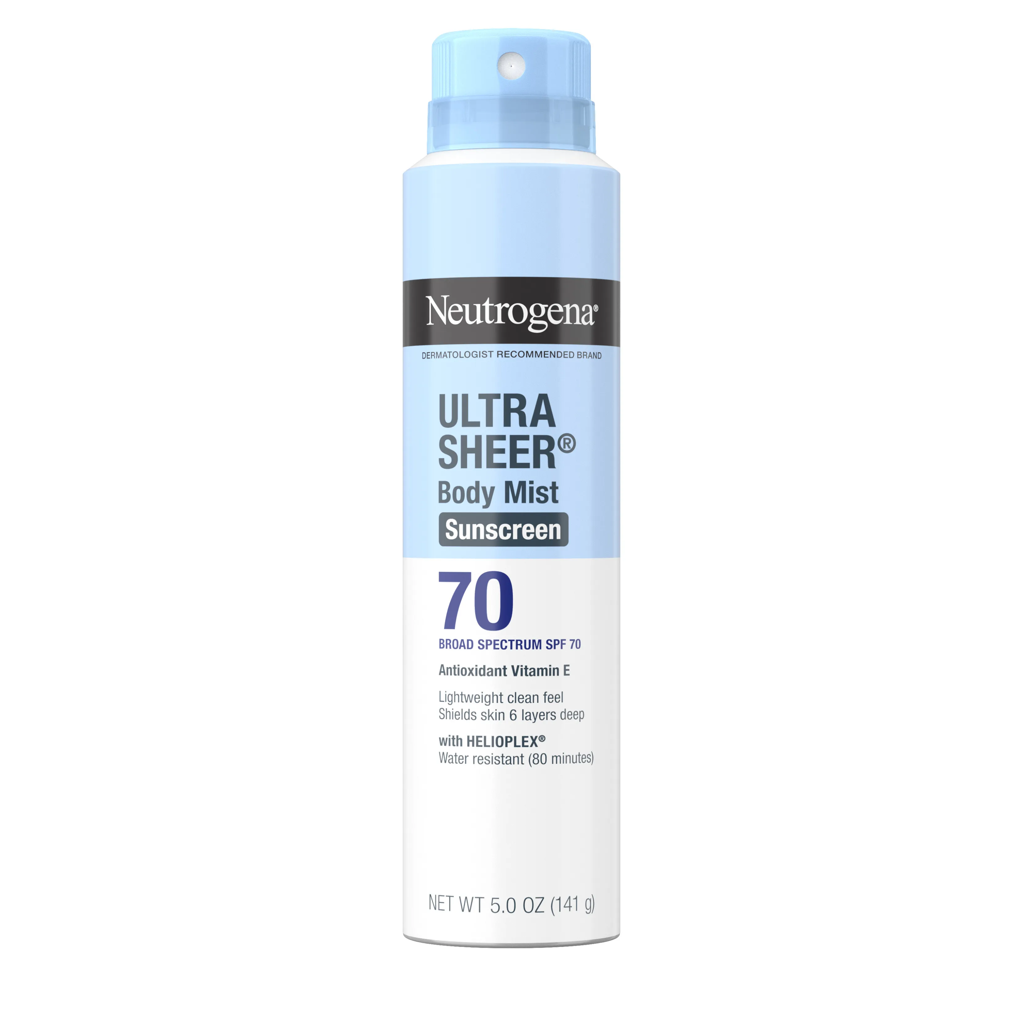 Neutrogena Ultra Sheer Body Mist Sunscreen  spf70