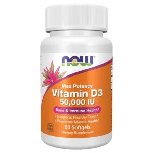 NOW Foods Vitamin D-3 Max Potency 50000 IU