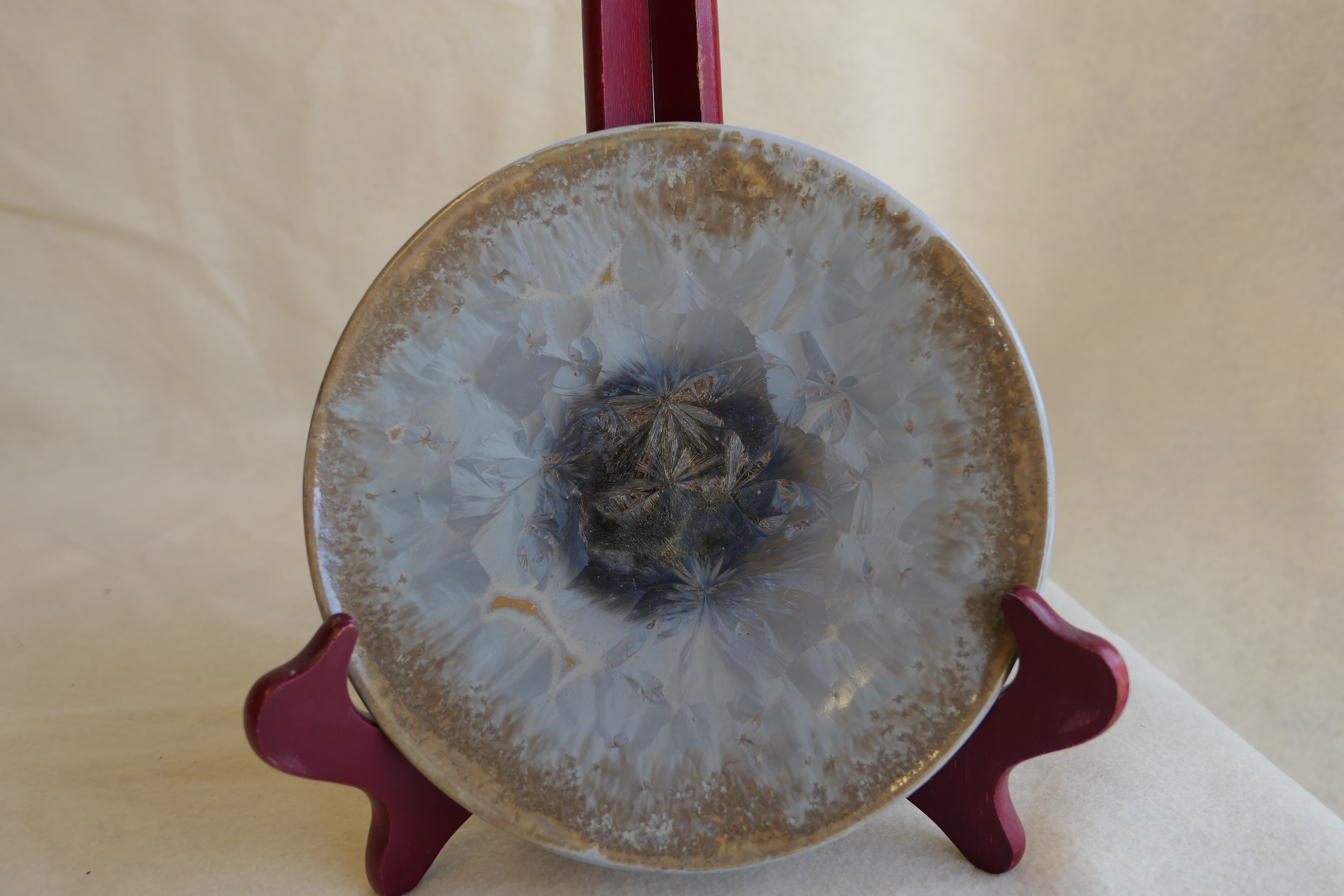 Handcrafted Crystalline Glaze Plate