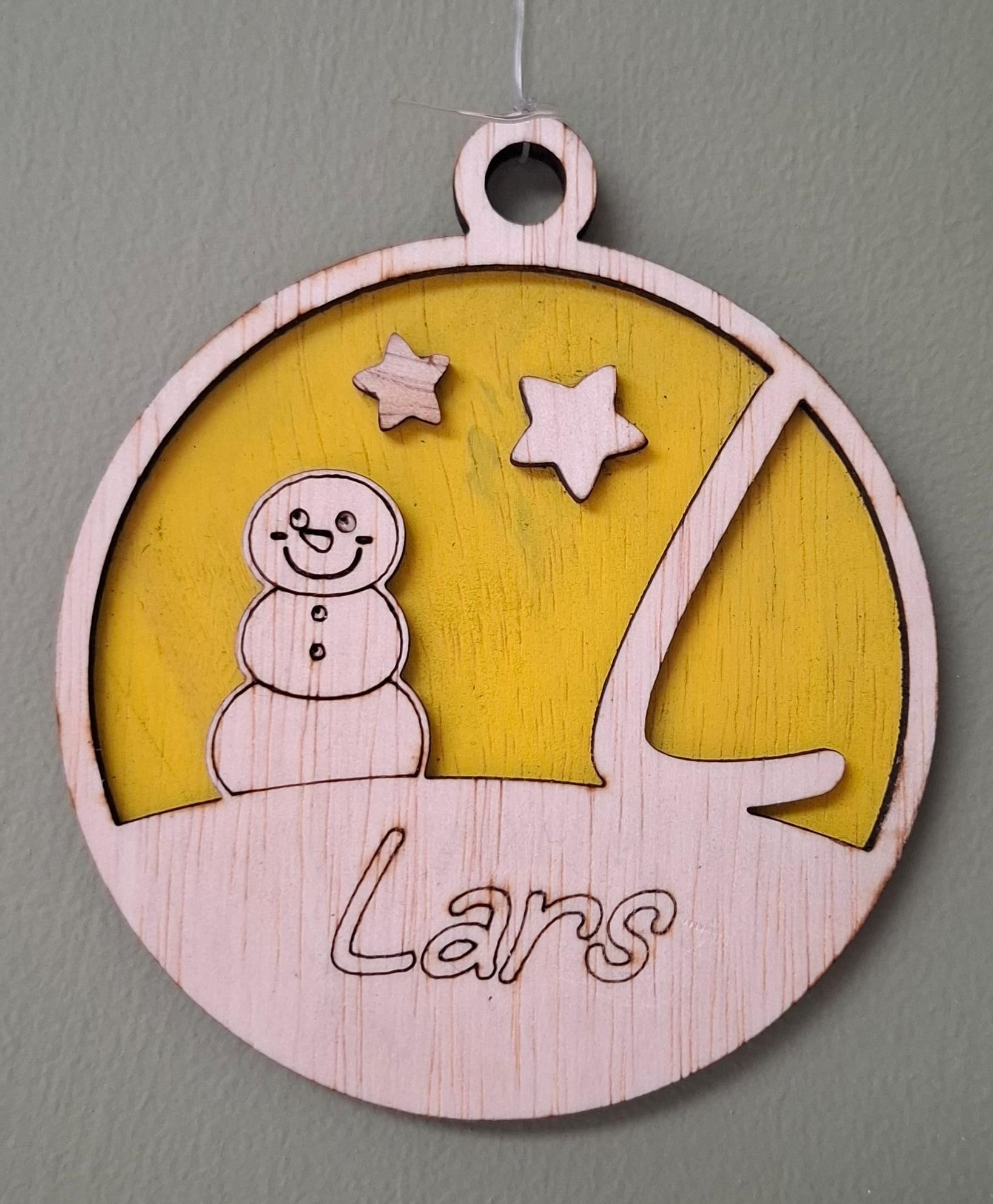 Gepersonaliseerde kerstbal