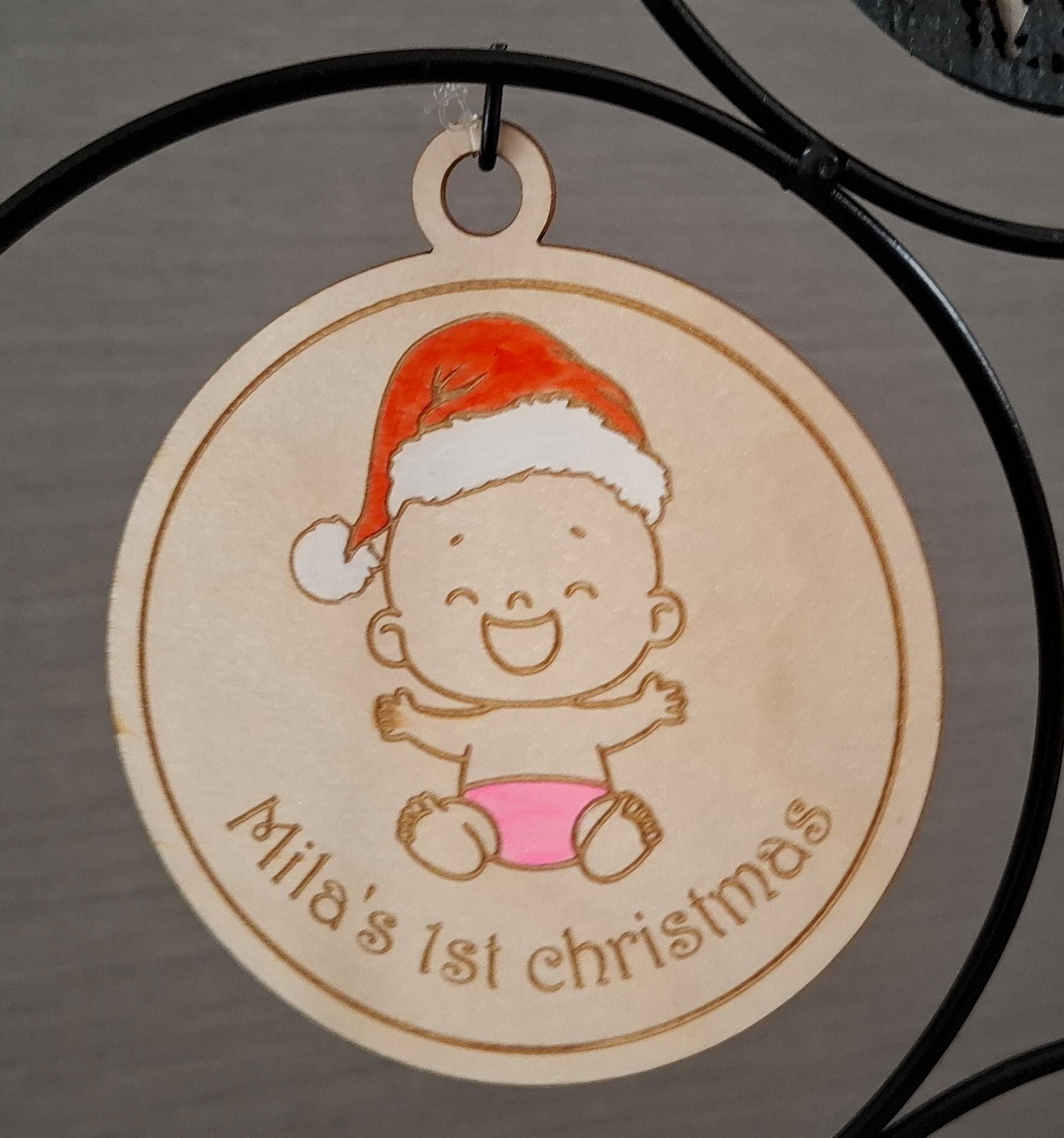 Kerstbal - 1st christmas meisje