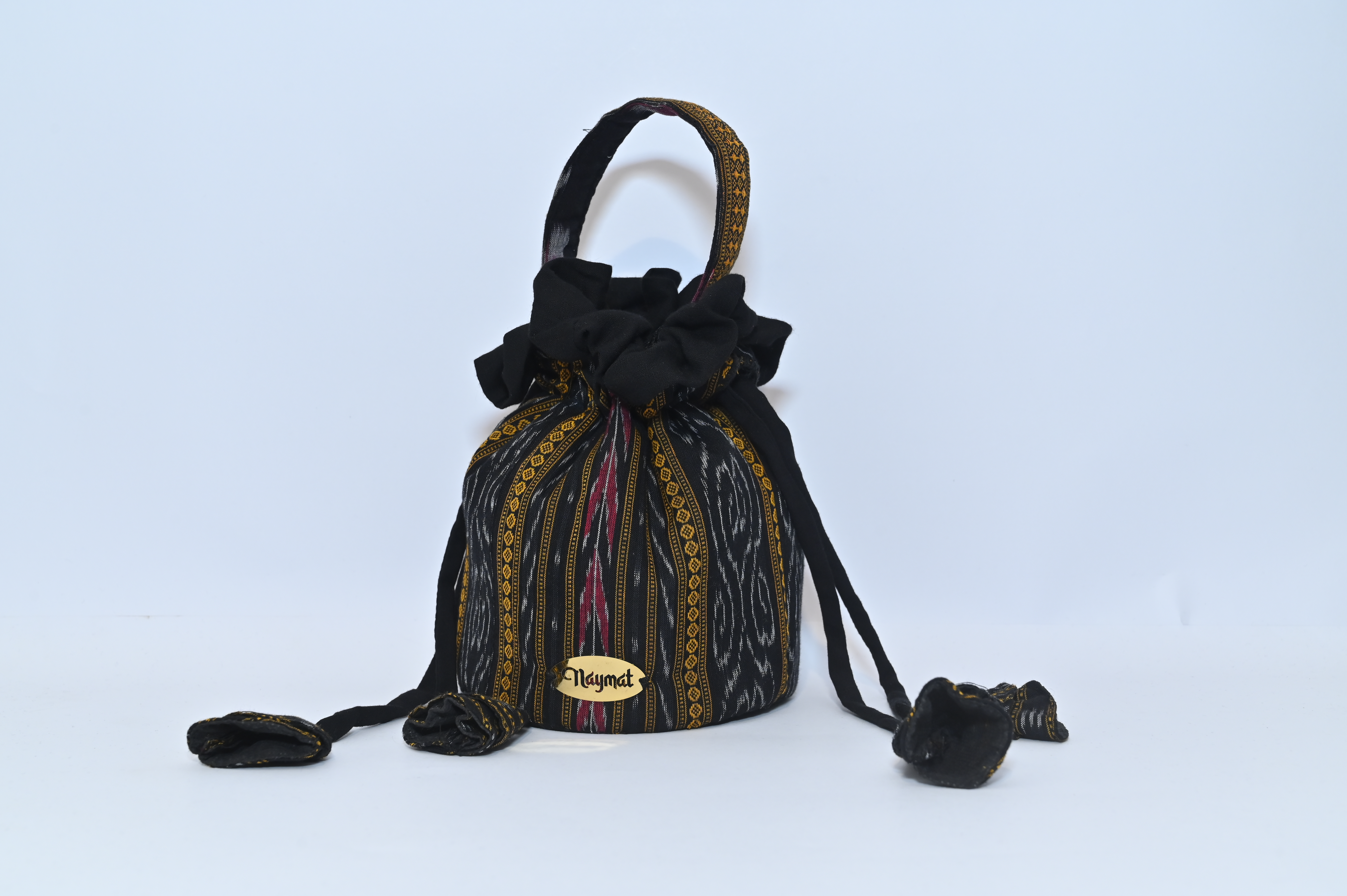 Traditional Woven Drawstring Bag