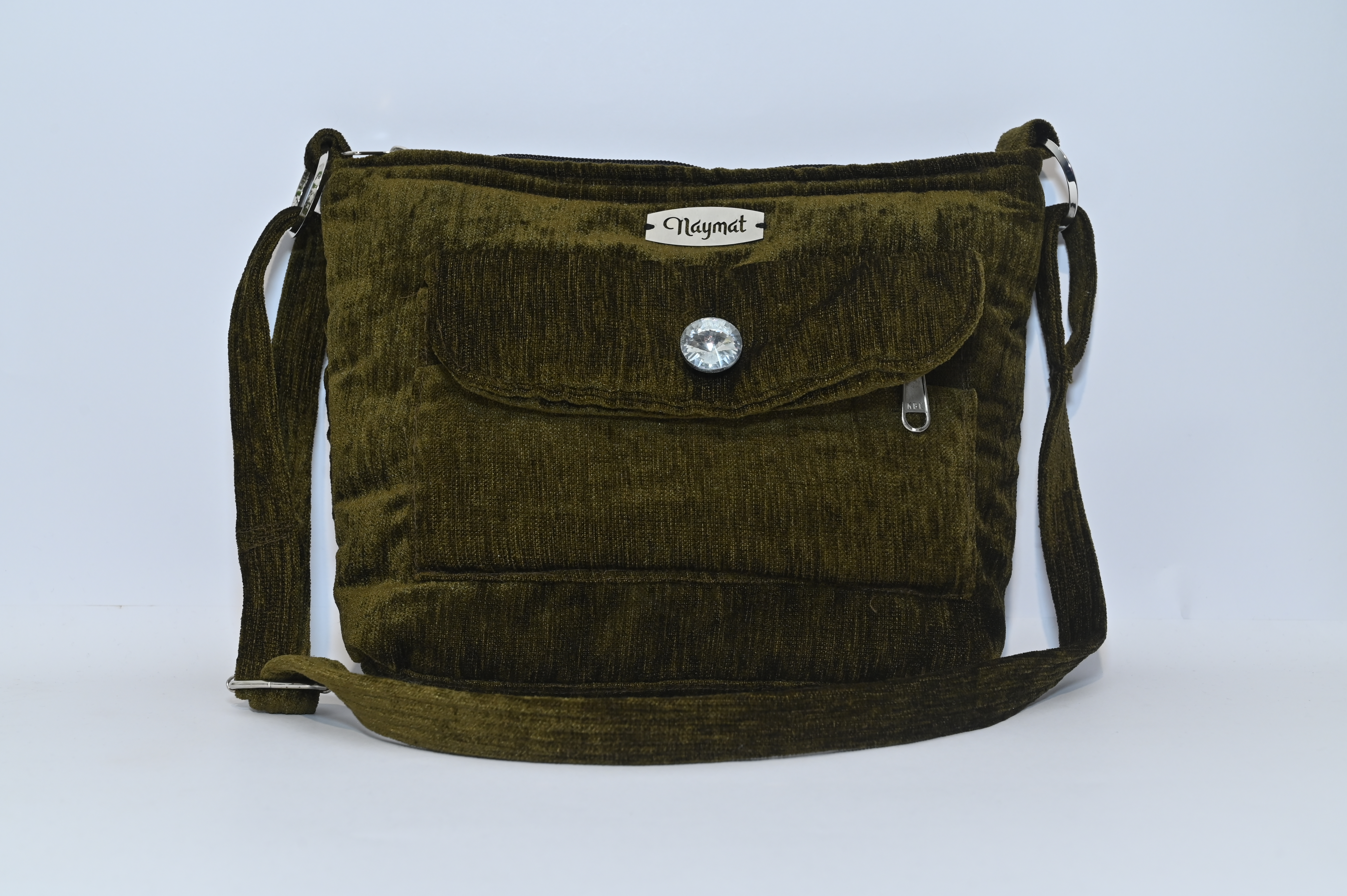 Vintage Olive Shoulder Bag