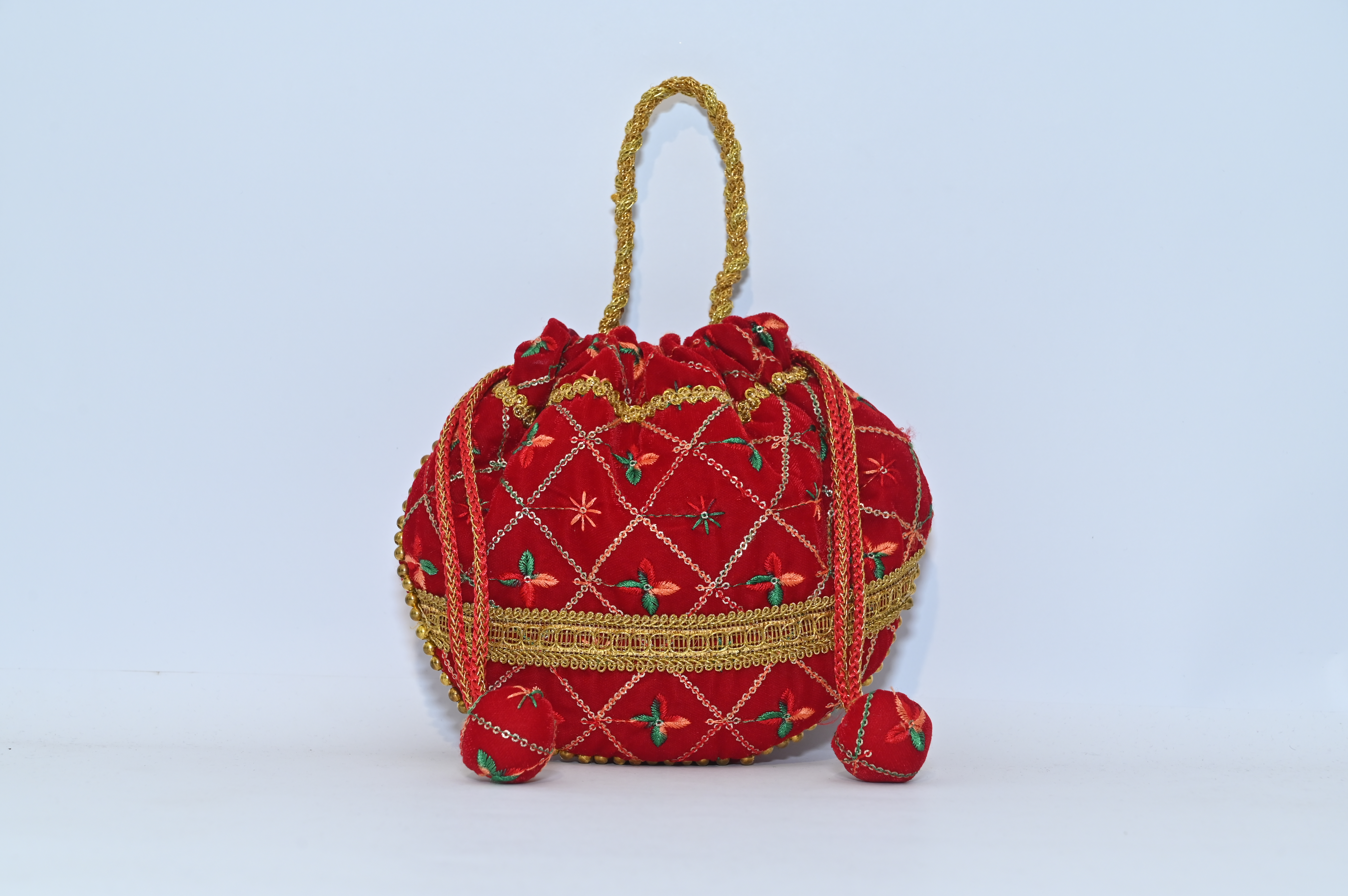 Traditional Embroidered Potli Bag