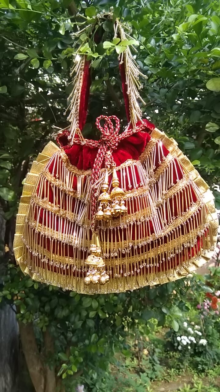 Traditional Embroidered Potli Bag