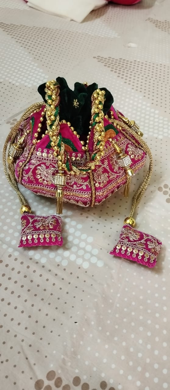 Embroidered Potli Bag