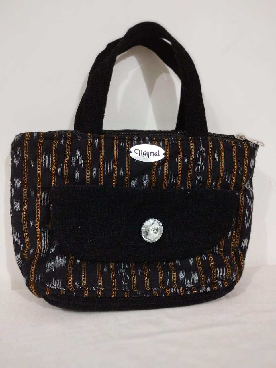 Handcrafted Ikat Fabric Handbag