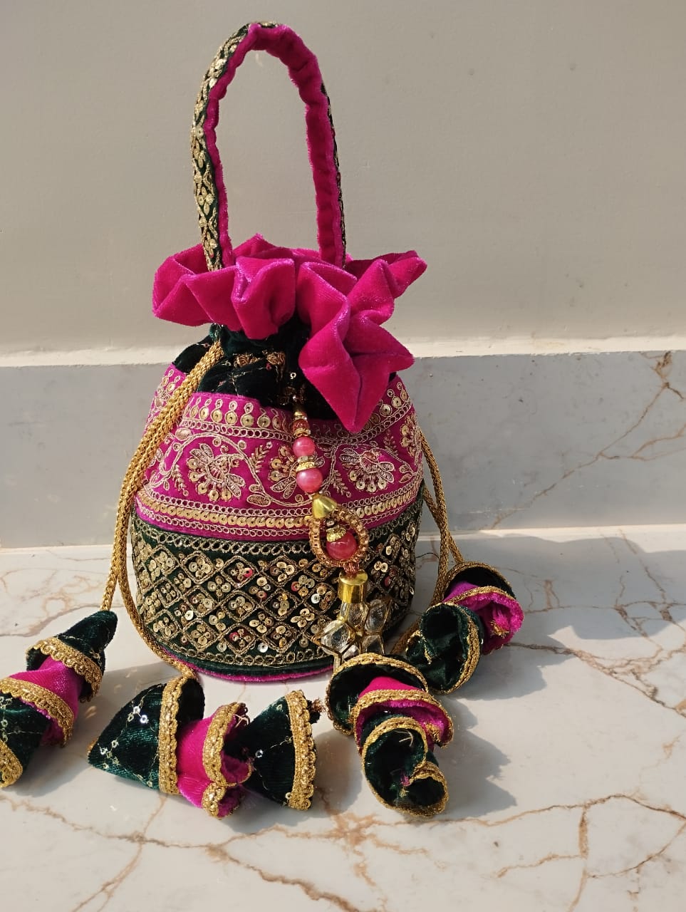 Embroidered Potli Bag
