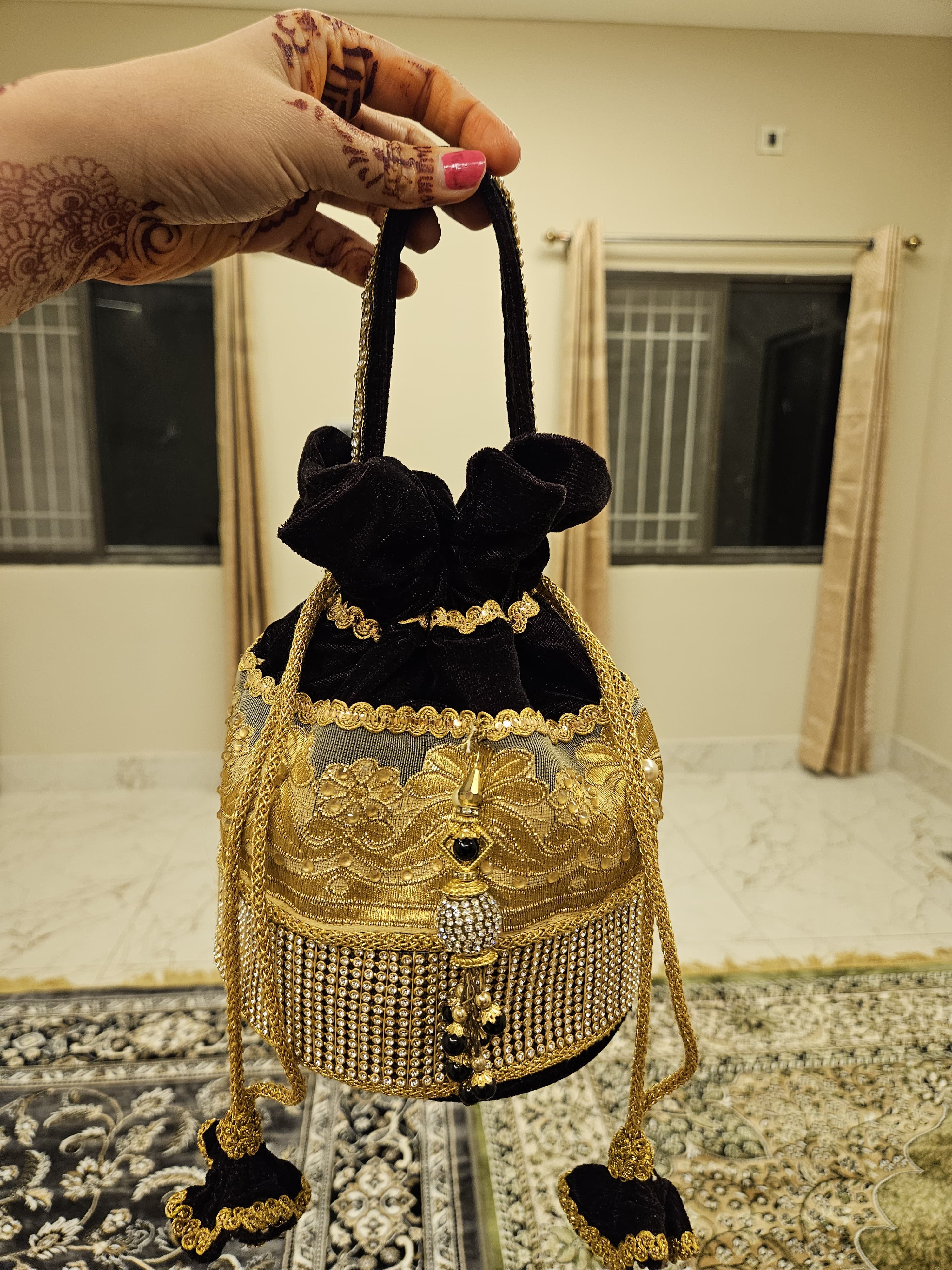 Luxury Velvet Potli Bag