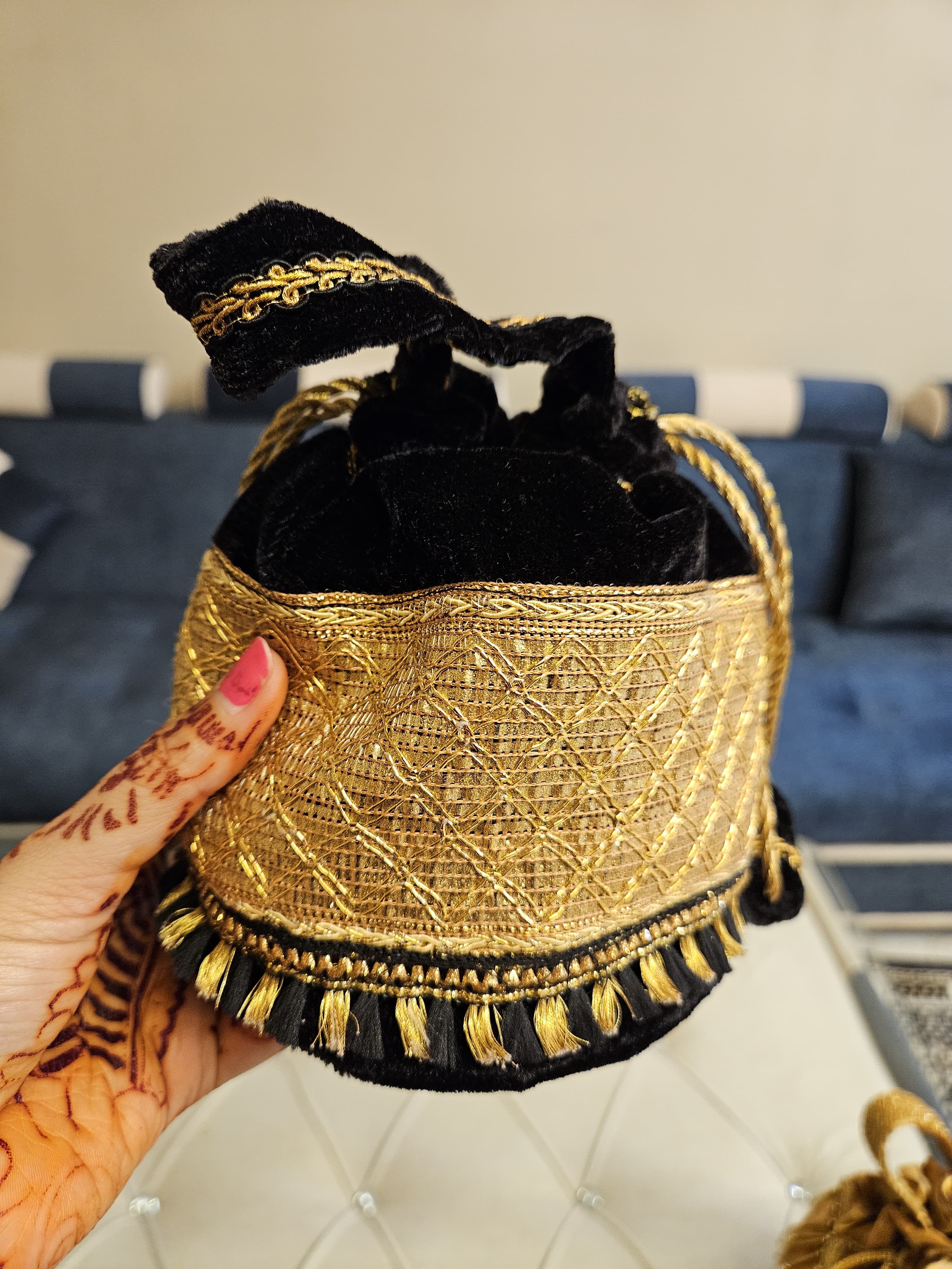 Traditional Velvet Potli Bag