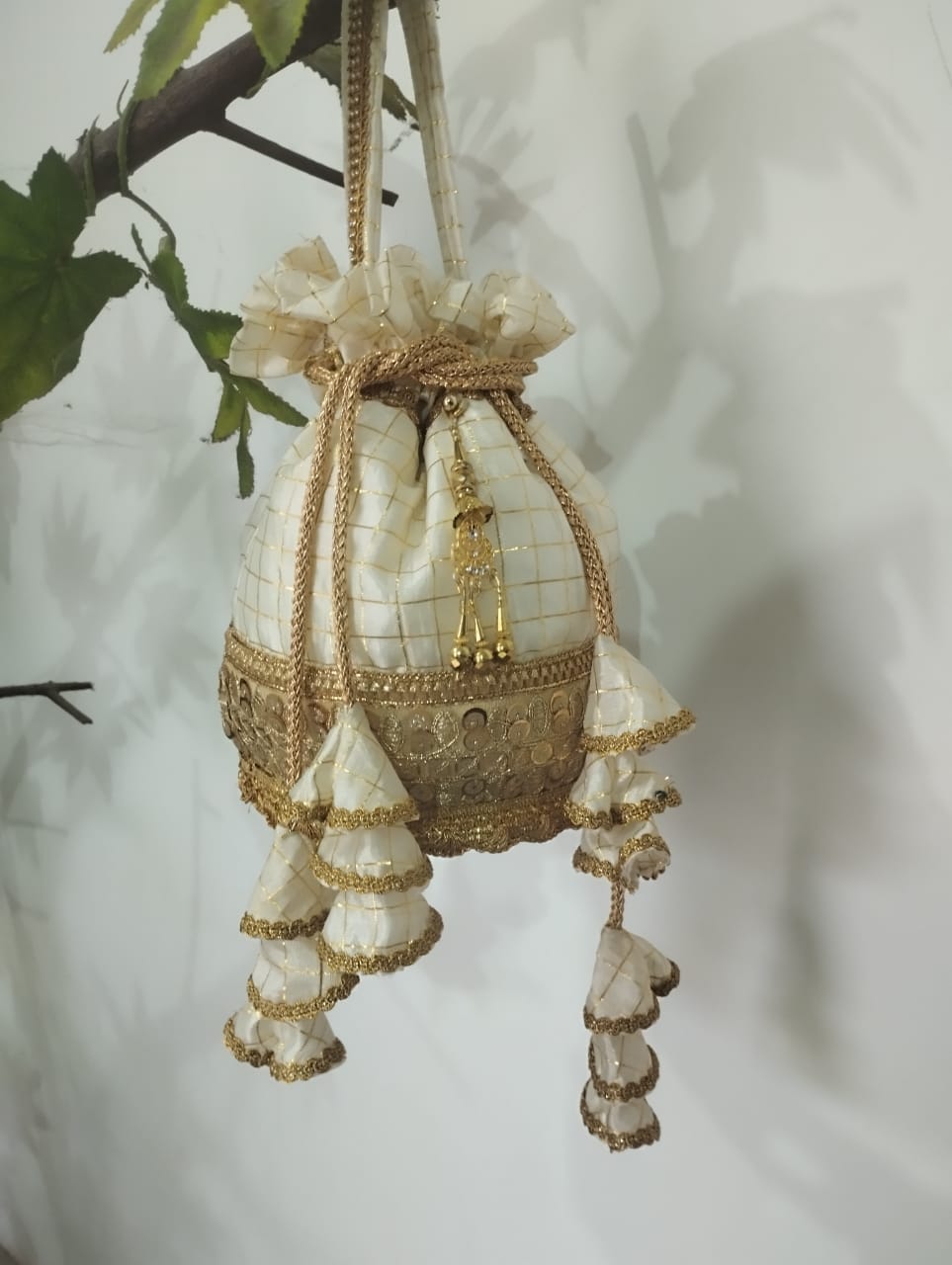 Embroidered Potli Bag