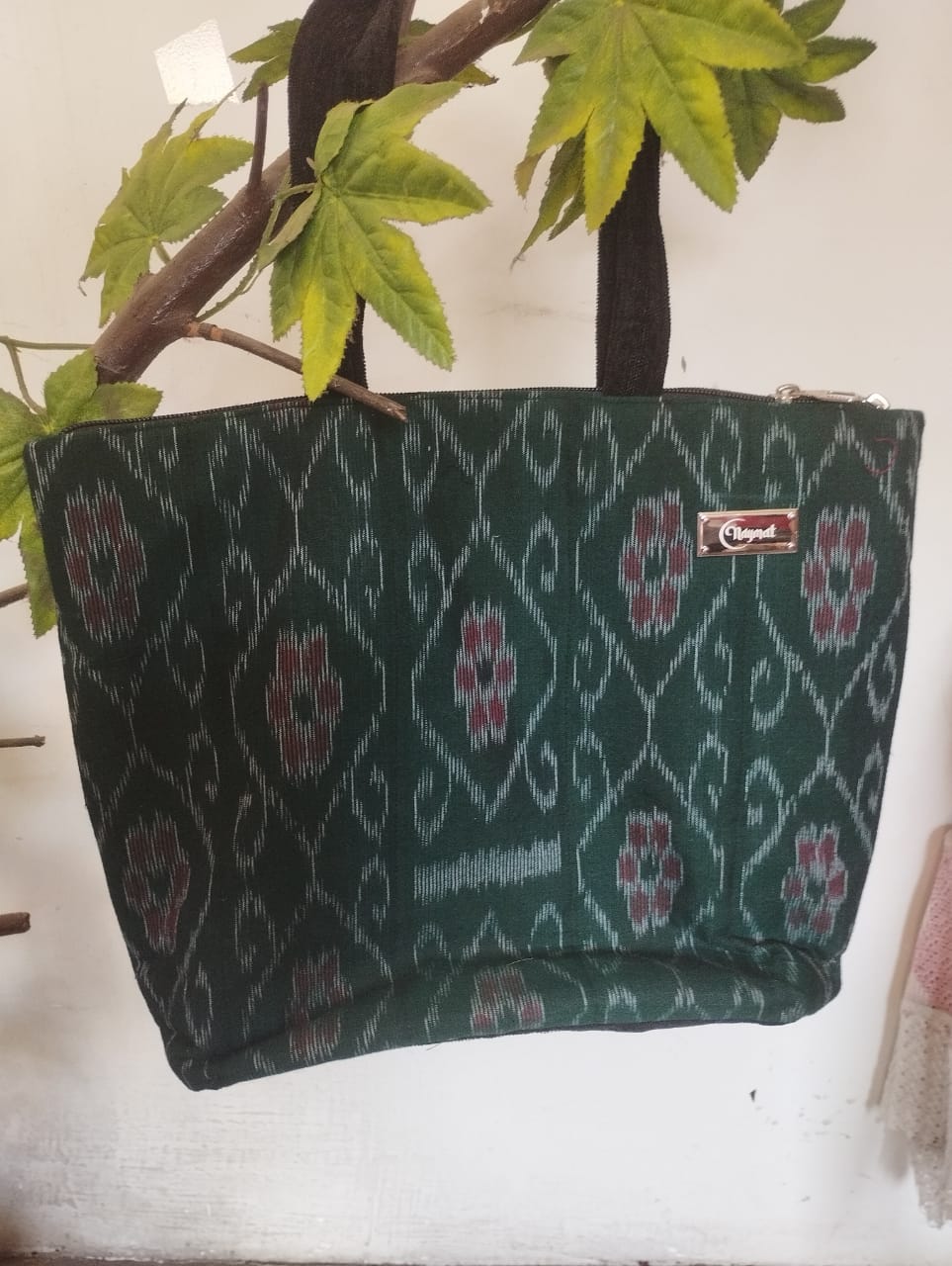 Handmade Ikat Tote Bag