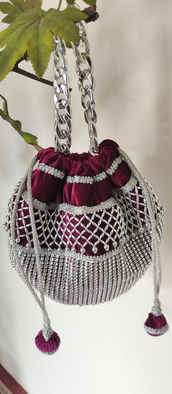 Embroidered Potli Bag
