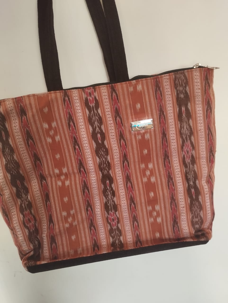 Ethnic Patterned Tote Bag