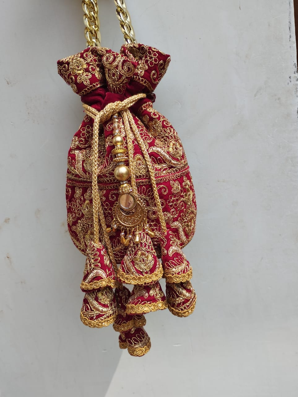 Traditional Embroidered Potli Bag