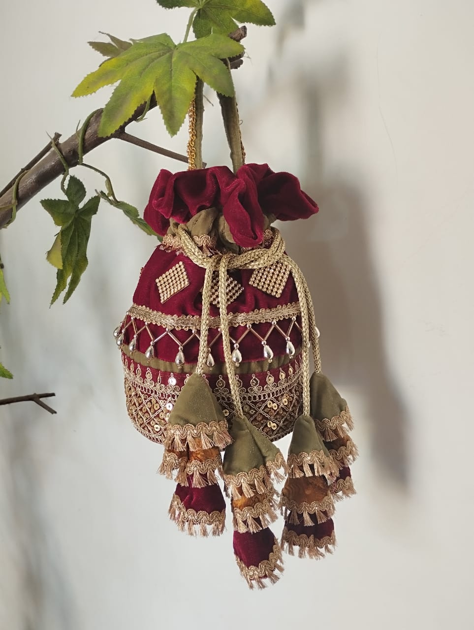 Embroidered Potli Bag