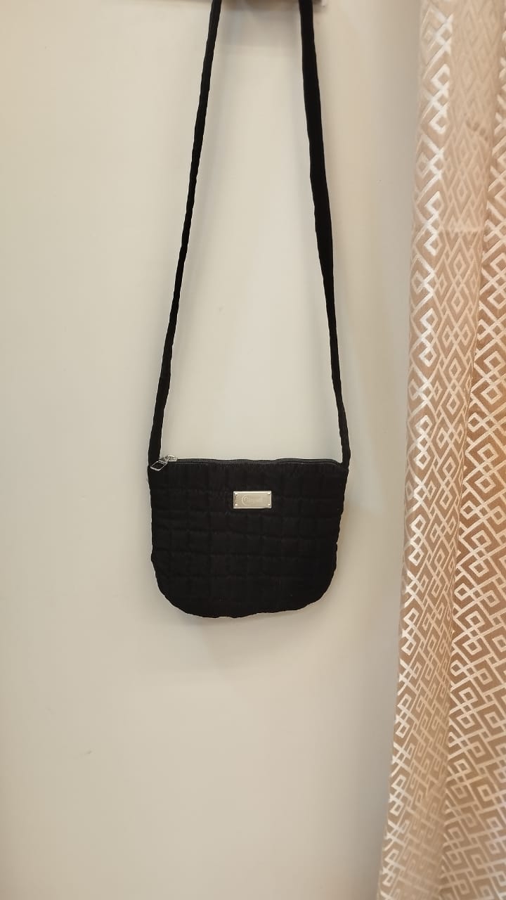 Black Quilted Shoulder Bag