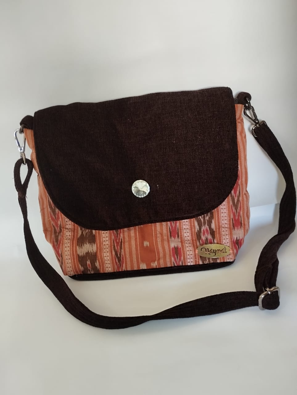Handcrafted Ikat Shoulder Bag