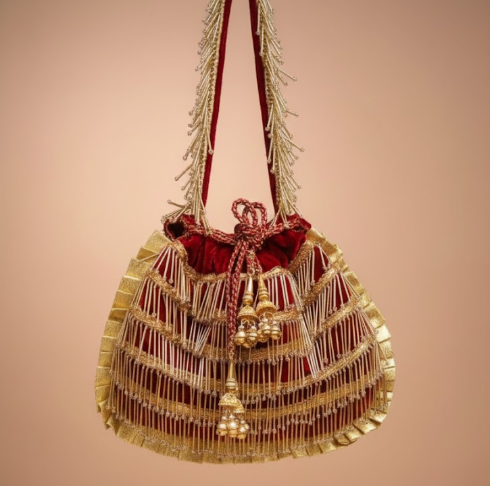 Traditional Embroidered Potli Bag
