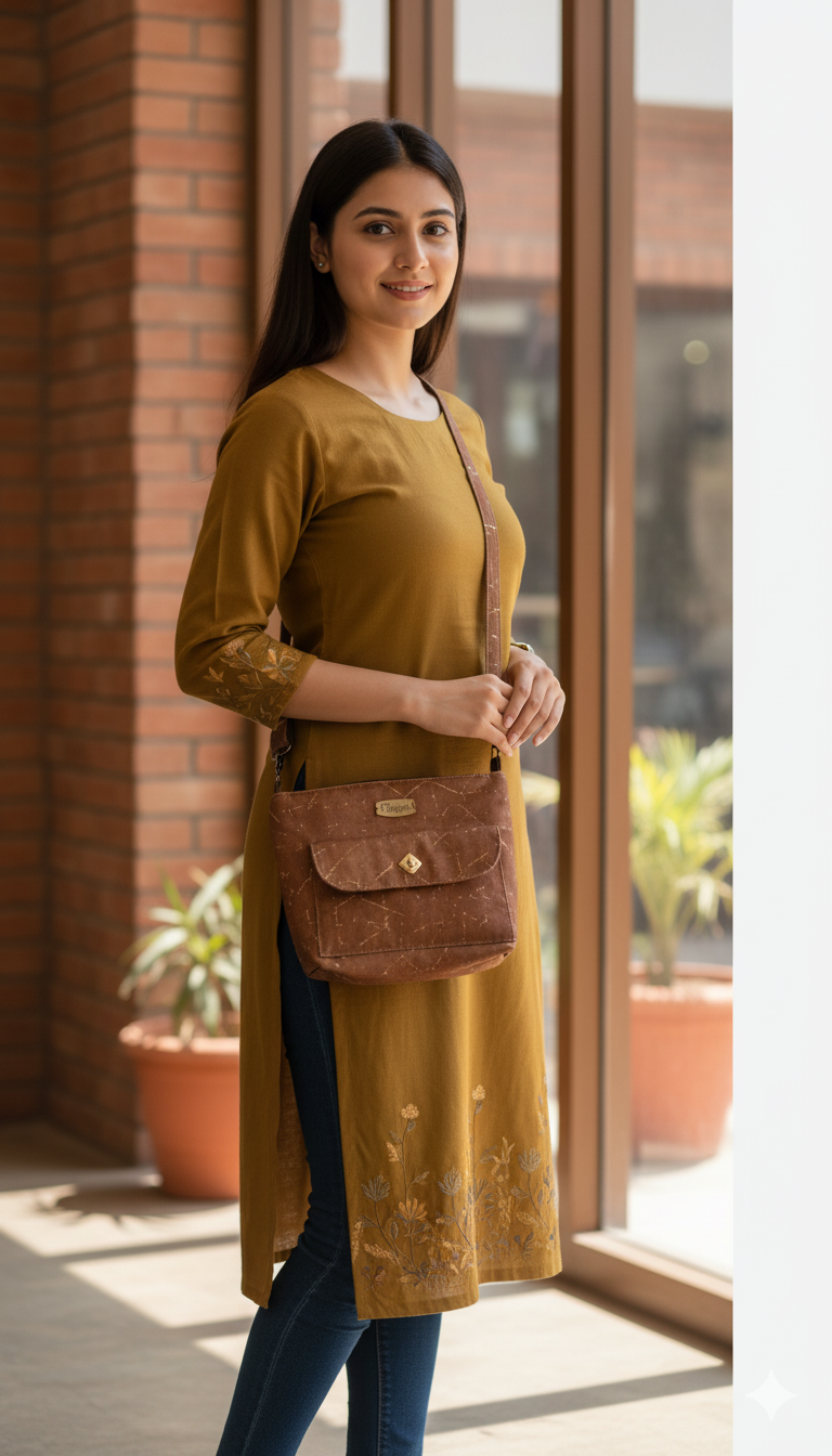 Brown Shoulder Bag