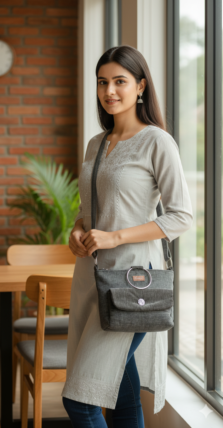 Stylish Denim Sling Bag