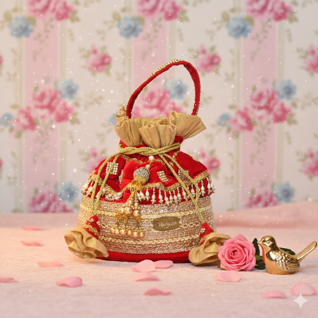 Embroidered Potli Bag