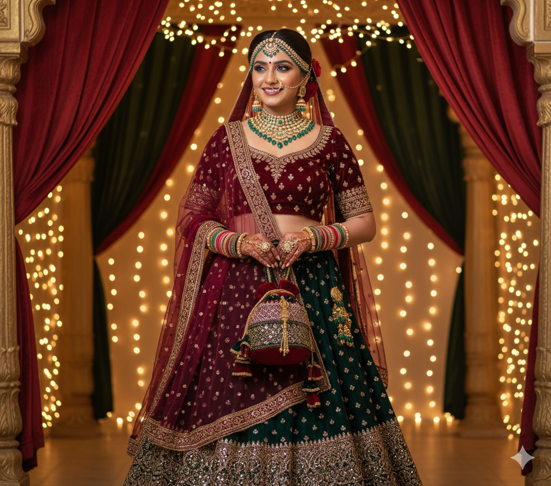 Embroidered Potli Bag