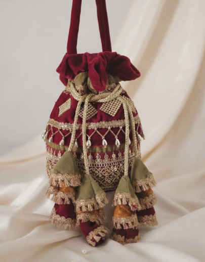 Embroidered Potli Bag
