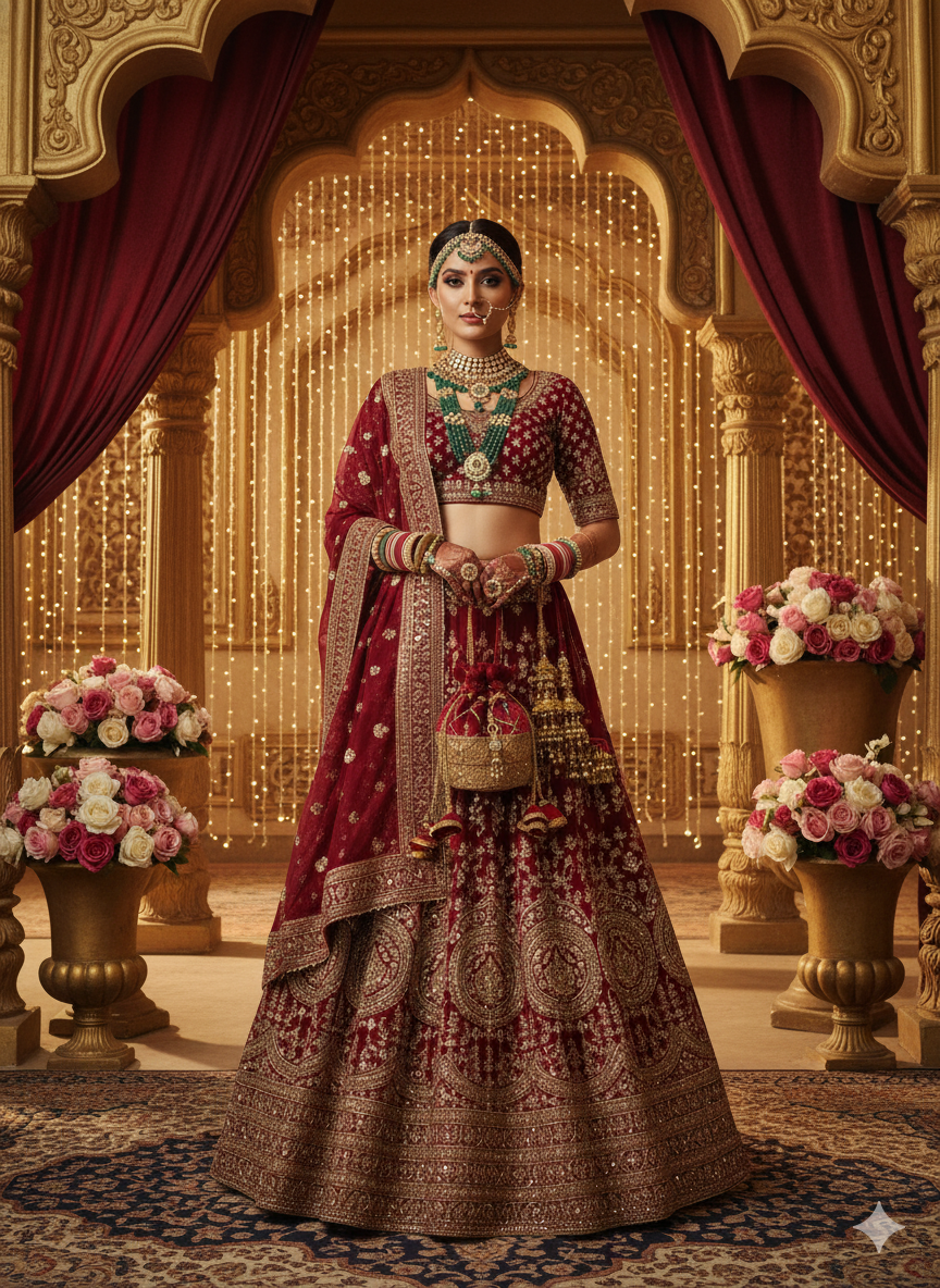 Embroidered Potli Bag