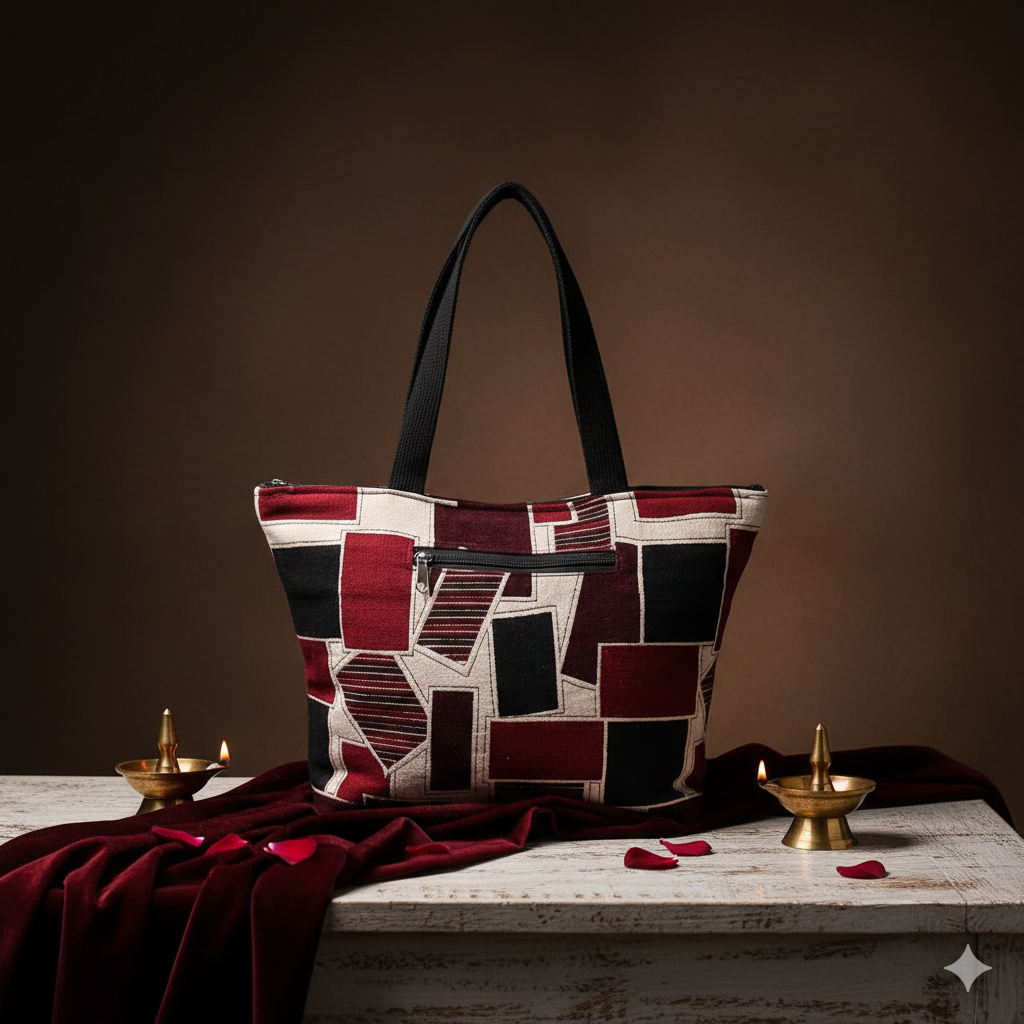 Geometric Pattern Tote Bag