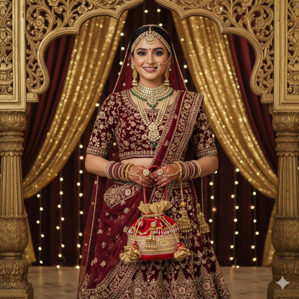 Embroidered Potli Bag