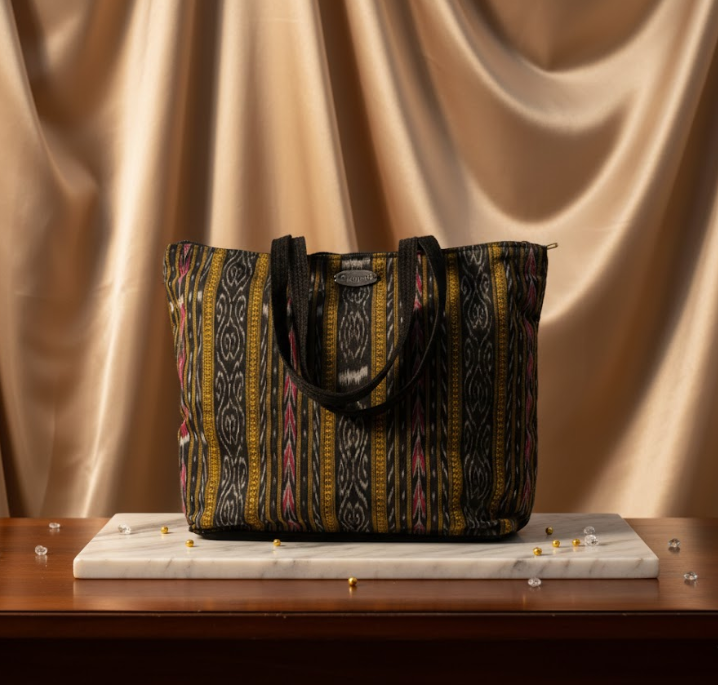 Ethnic Patterned Tote Bag