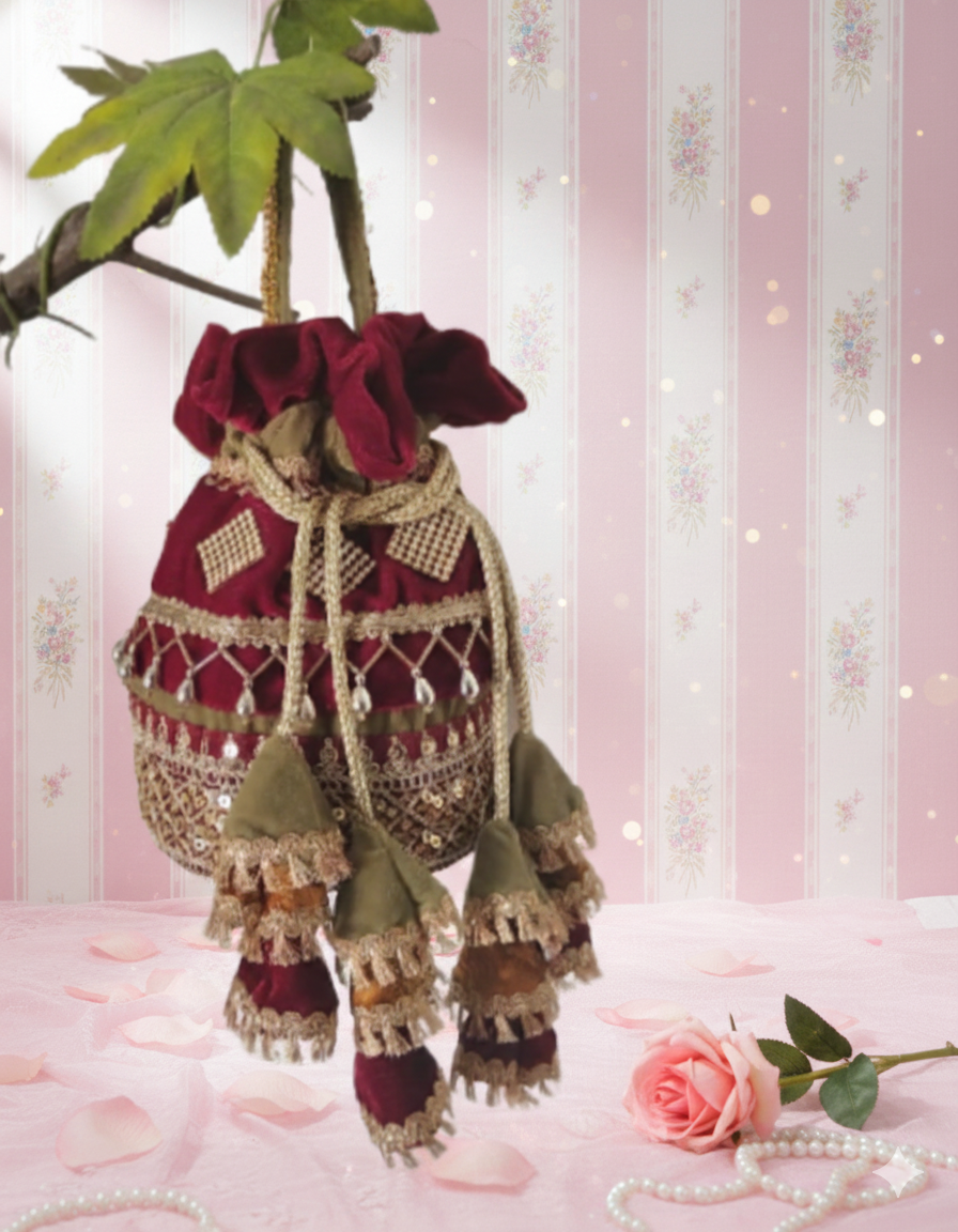 Embroidered Potli Bag