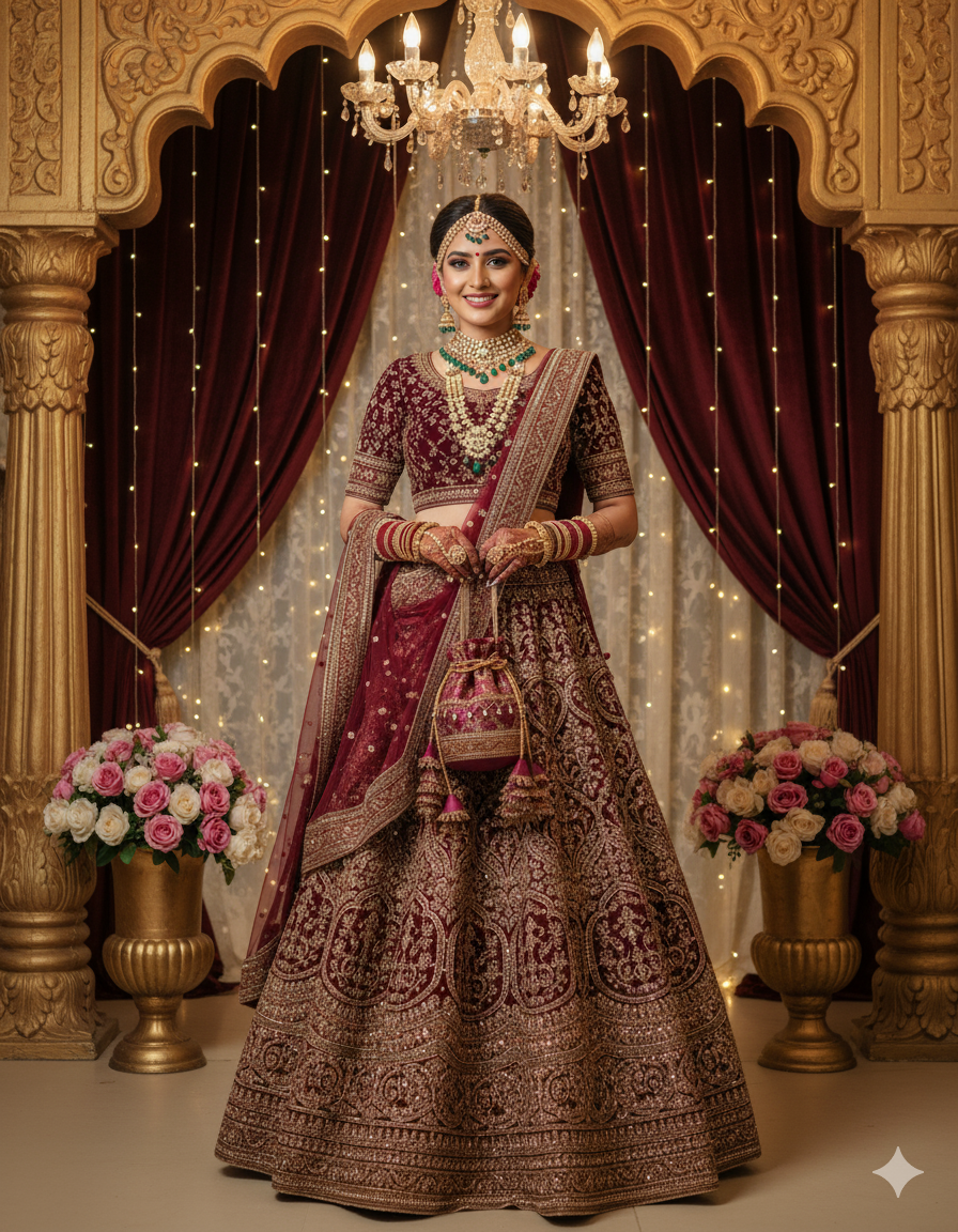 Traditional Embroidered Potli Bag