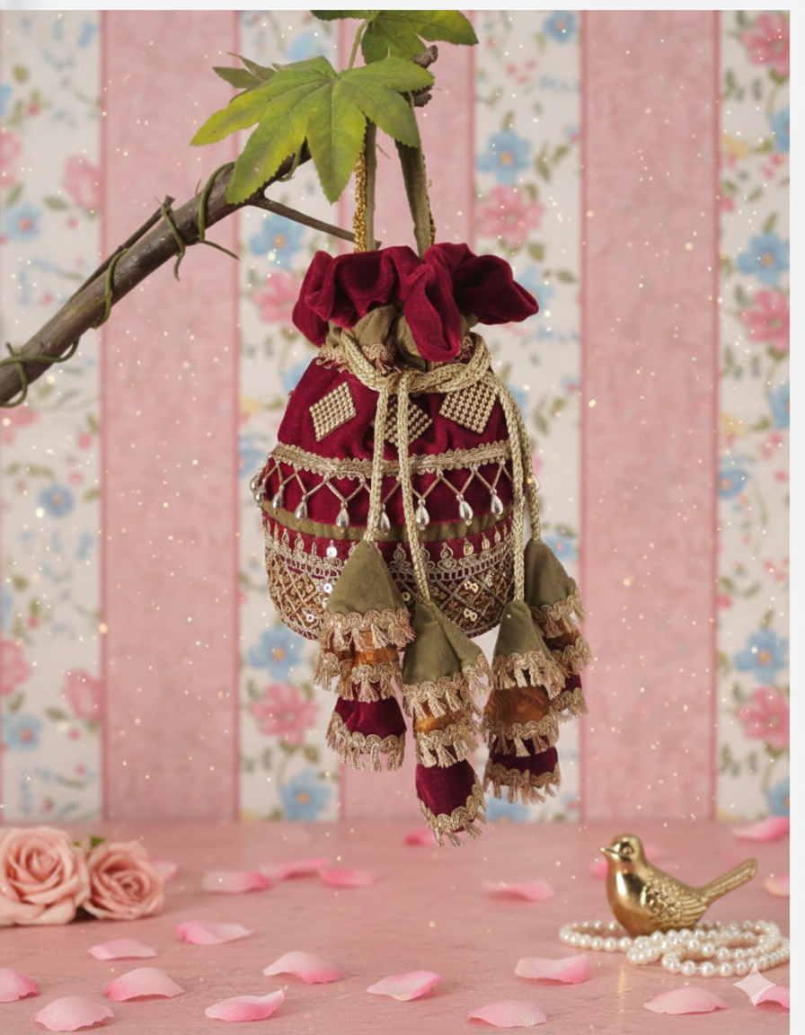 Handcrafted Embroidered Potli Bag