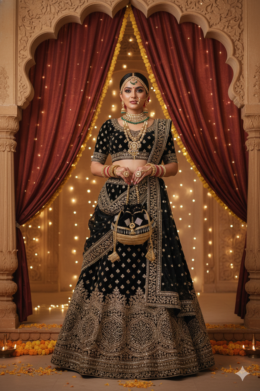 Traditional Embroidered Potli Bag