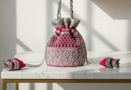 Embroidered Potli Bag