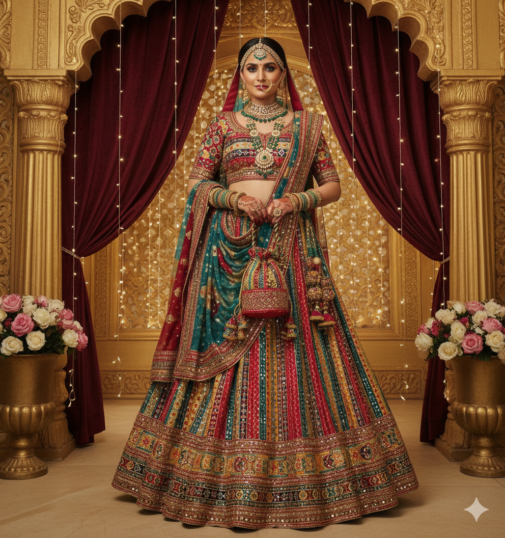 Embroidered Potli Bag