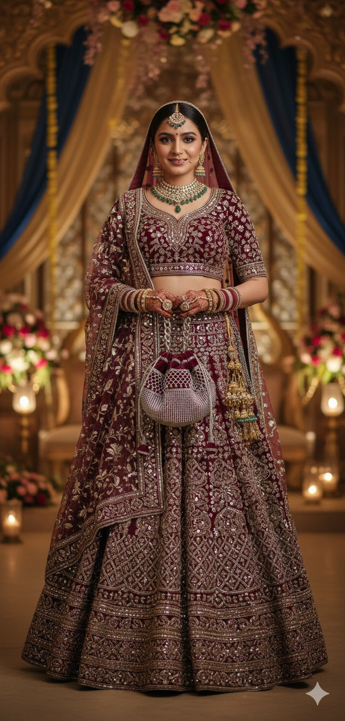 Embroidered Potli Bag