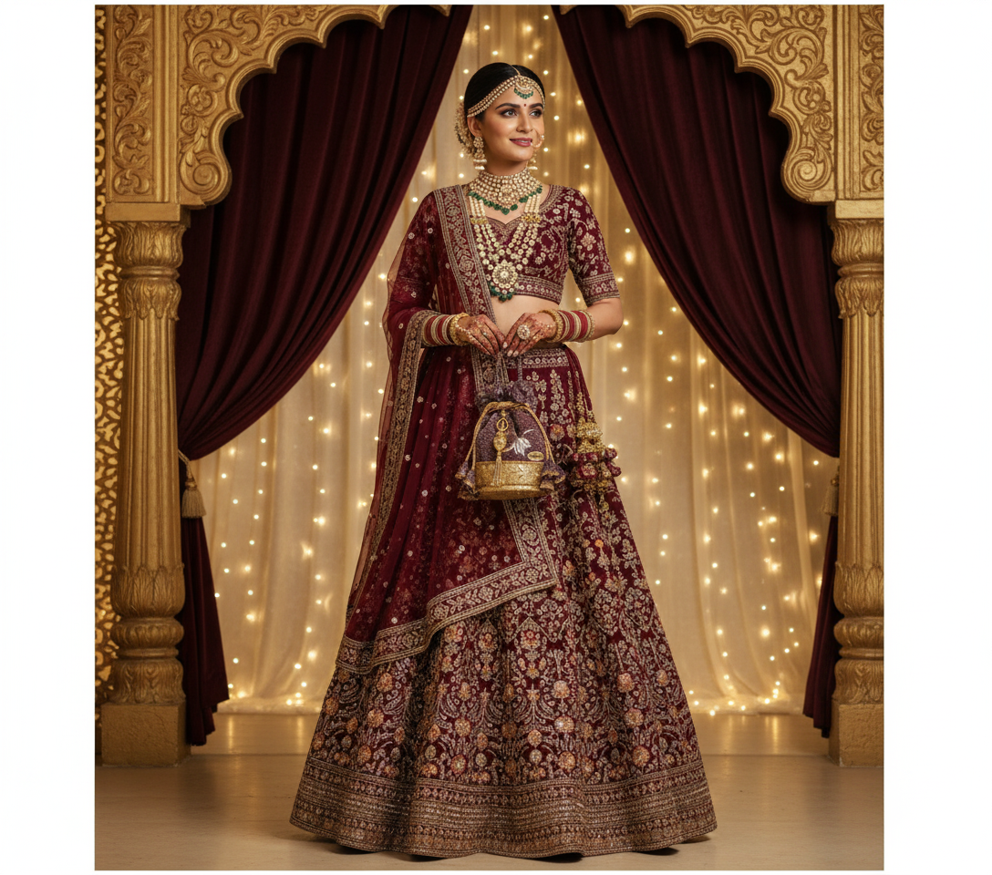 Embroidered Potli Bag