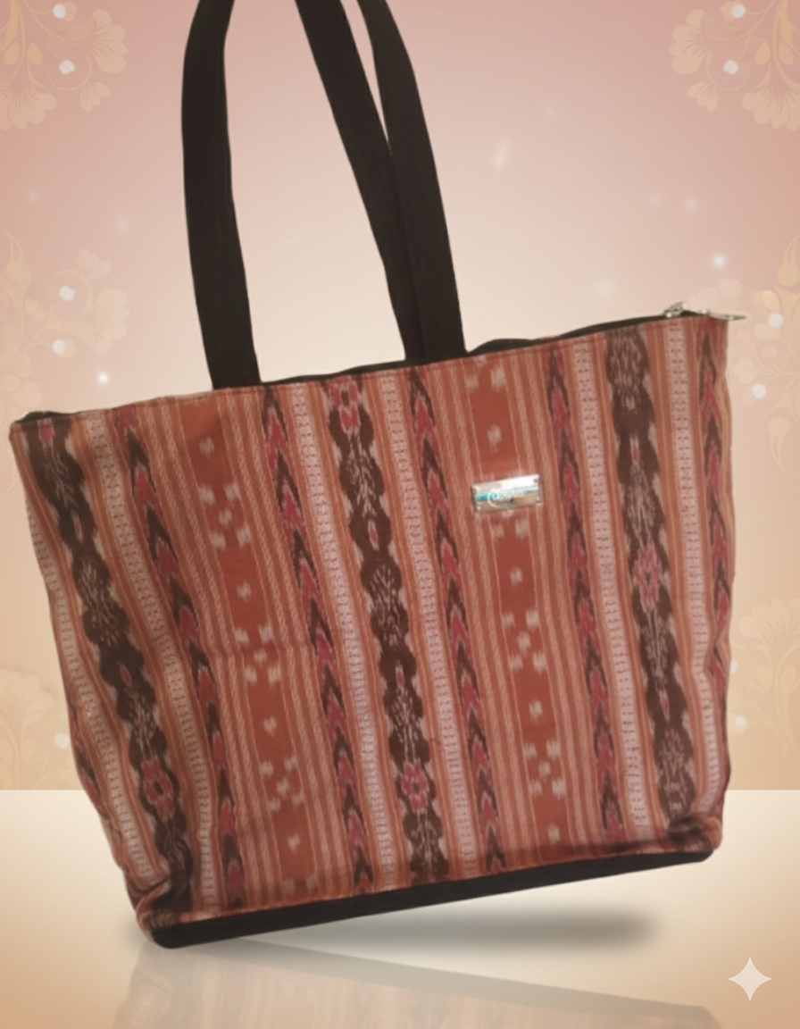 Ethnic Patterned Tote Bag