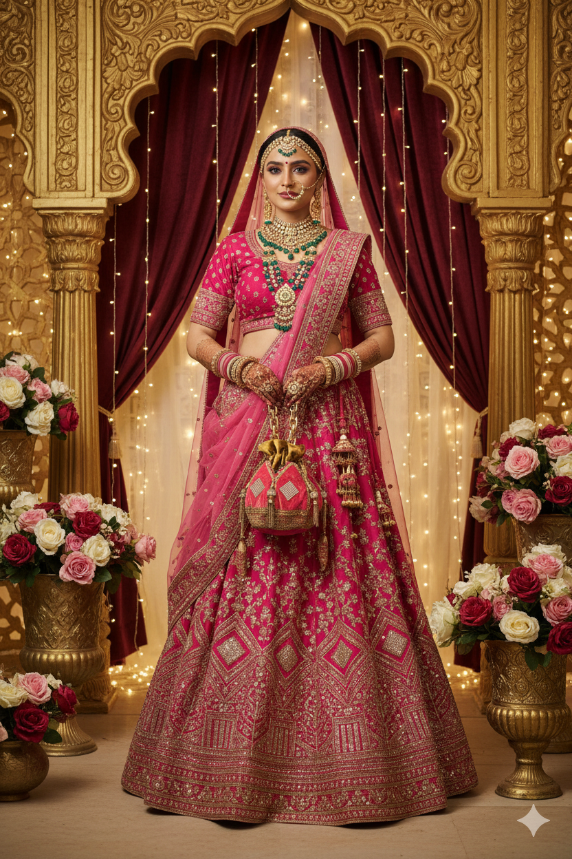 Embroidered Potli Bag