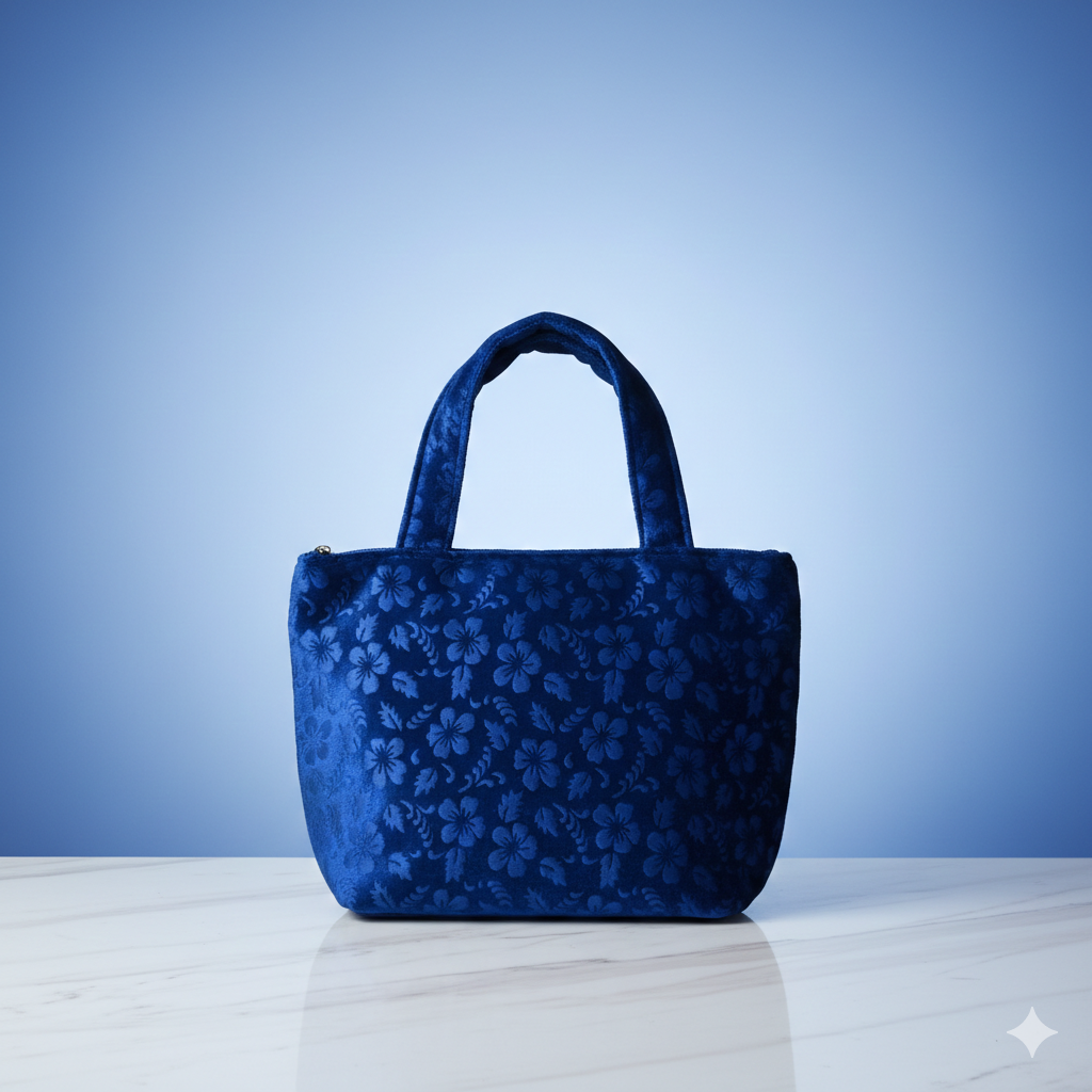 Elegant Blue Handbag