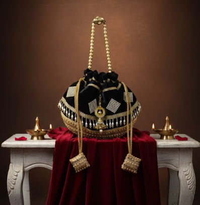 Traditional Embroidered Potli Bag