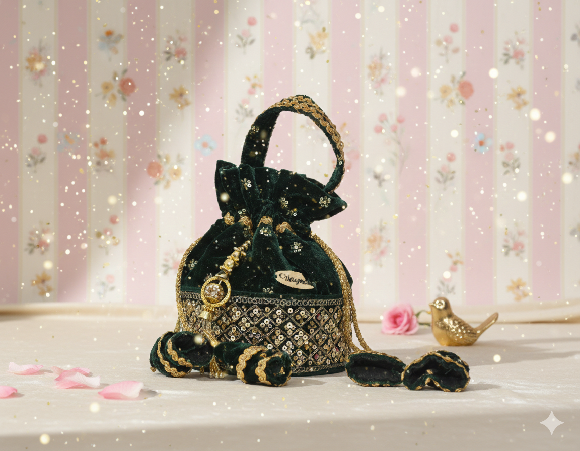 Embroidered Potli Bag