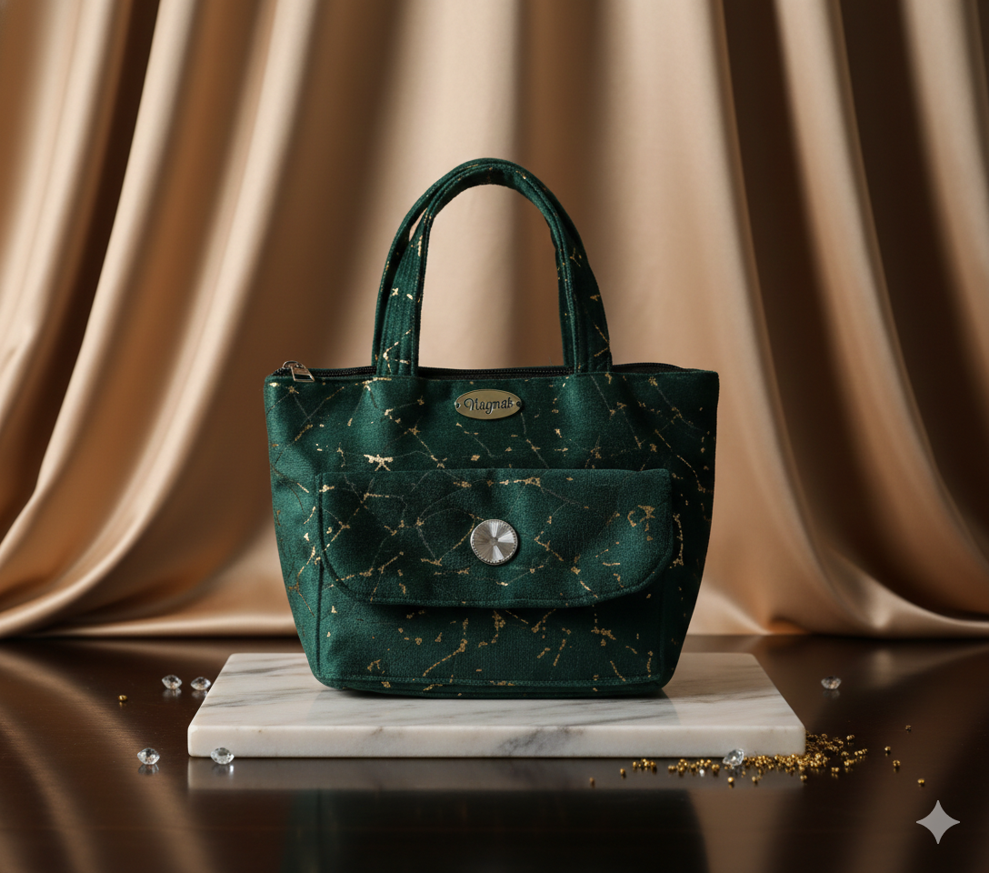 Elegant Green Handbag