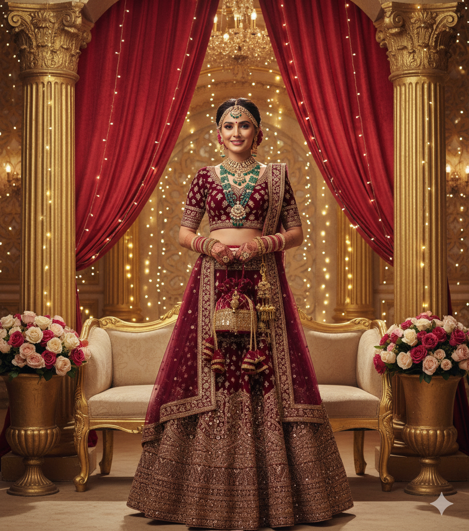 Embroidered Potli Bag