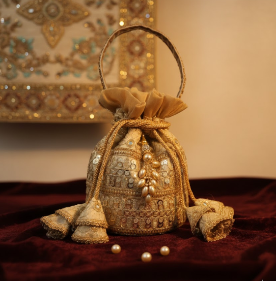 Embroidered Potli Bag