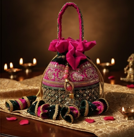 Embroidered Potli Bag